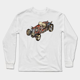 Hot rod Number Two with colors Long Sleeve T-Shirt